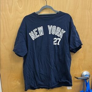 Majestic New York Yankees # 27 Stanton Tee